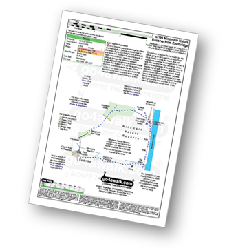 Map with easy-to-follow route details for walk sf194 Minsmere Nature Reserve from Eastbridge pdf