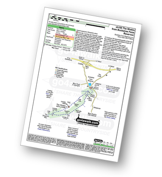 Map with easy-to-follow route details for walk sh100 The Wrekin from Buckatree Farm Reservoir pdf