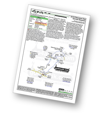 Walk route map with easy-to-follow route instructions for walk sh115 Titterstone Clee Hill from Dhustone pdf