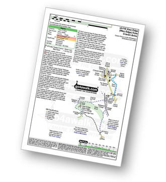 Map with easy-to-follow route details for walk sh116 View Edge (Weo Edge) from Craven Arms pdf