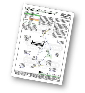 Map with easy-to-follow route details for walk sh157 Sundorme from Upper Astley pdf