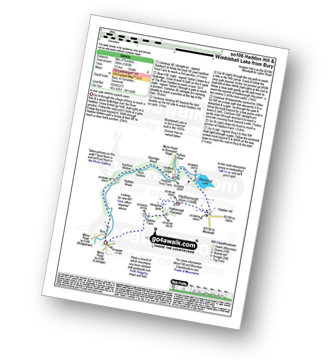 Map with easy-to-follow route details for walk so106 Haddon Hill and Wimbleball Lake from Bury pdf