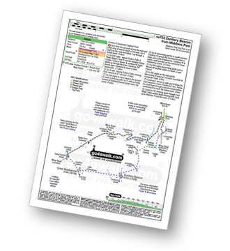 Map with easy-to-follow route details for walk so132 Dunkery Beacon from Webbers Post pdf