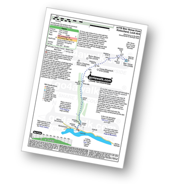 Map with easy-to-follow route details for walk st116 Ben Venue from Kinlochard pdf