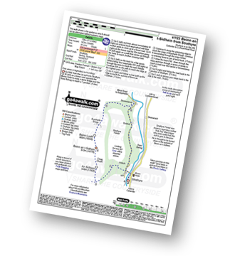 Walk route map with easy-to-follow route instructions for walk st122 Beinn an t-Sidhein from Strathyre pdf