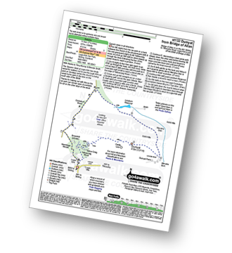 Map with easy-to-follow route details for walk st132 Dumyat from Bridge of Allan pdf