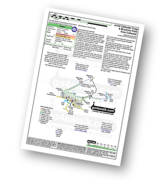 Map with easy-to-follow route details for walk st144 Callander Craig from Bracklinn Falls pdf