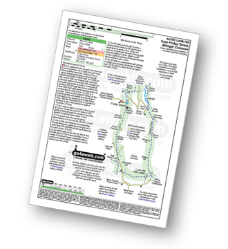 Map with easy-to-follow route details for walk su100 Leith Hill from Friday Street pdf