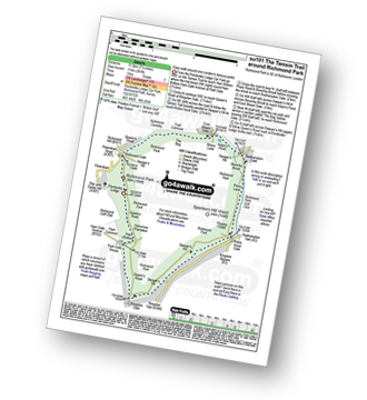 Walk route map with easy-to-follow route instructions for walk su101 The Tamsin Trail around Richmond Park pdf