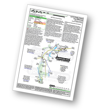 Map with easy-to-follow route details for walk su113 Friday Street from Westcott pdf