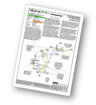 Map with easy-to-follow route details for walk su125 South Nutfield from Bletchingley pdf