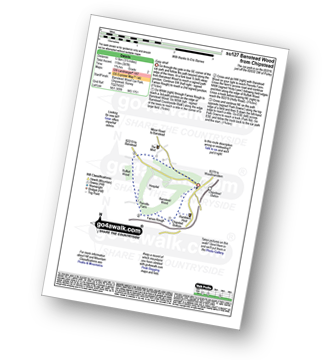 Map with easy-to-follow route details for walk su127 Banstead Wood from Chipstead pdf