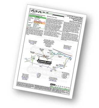 Walk route map with easy-to-follow route instructions for walk sy127 The Cuckoo Way and Turnerwood from Thorpe Salvin pdf