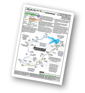 Map with easy-to-follow route details for walk sy134 Dead Edge End from Winscar Reservoir, Dunford Bridge pdf