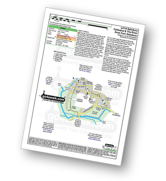 Walk route map with easy-to-follow route instructions for walk wi114 Salisbury Cathedral and The River Avon from Salisbury pdf