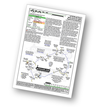 Walk route map with easy-to-follow route instructions for walk wi116 Broad Town White Horse and Clyffe Pypard from Bushton pdf