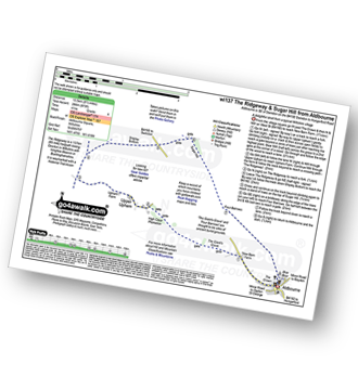 Walk route map with easy-to-follow route instructions for walk wi137 Sugar Hill from Aldbourne pdf