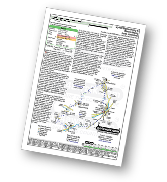 Map with easy-to-follow route details for walk wy108 Upperthong and Netherthong from Holmfirth pdf