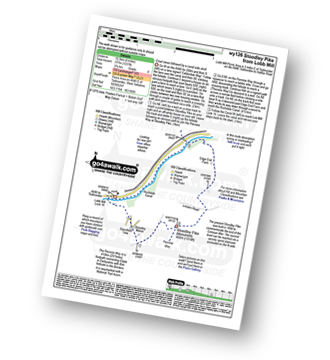 Map with easy-to-follow route details for walk wy126 Stoodley Pike and Callis Wood from Lobb Mill pdf