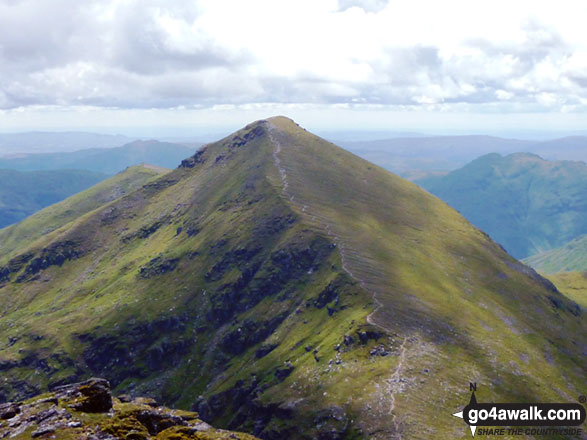 Stob Binnein (The Anvil Peak) from Ben More (The Crianlarich Hills) 