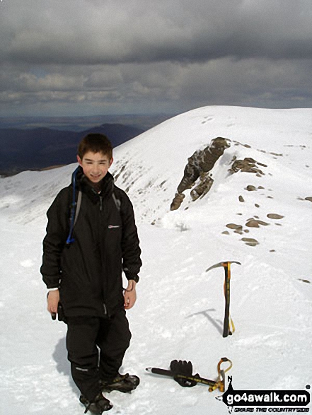 On Cairn Gorm (Cairngorms) Taken on a sunny and snowy 6th May, 2012