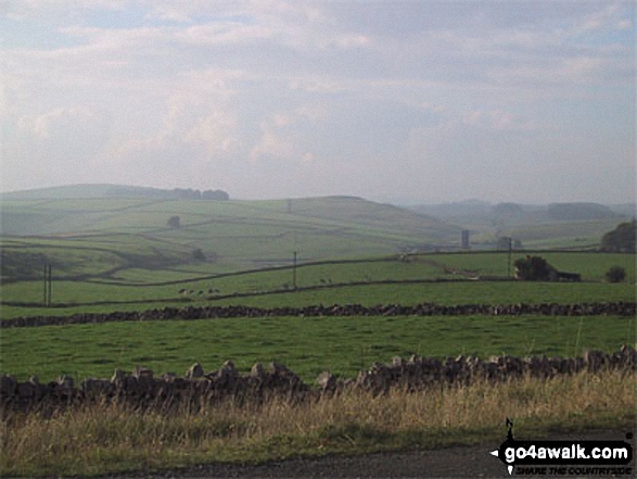 Walk d312 Carder Low, The High Peak Trail and The Tissington Trail from Hartington - View from the High Peak Trail