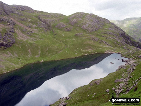 Walk c222 Swirl How and Wetherlam from Coniston - Low Water