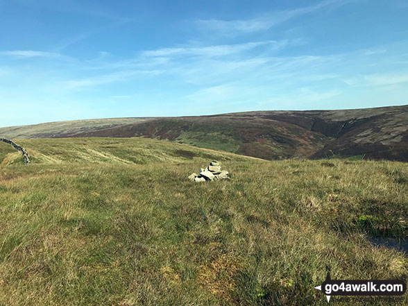 Middle Knoll summit cairn 