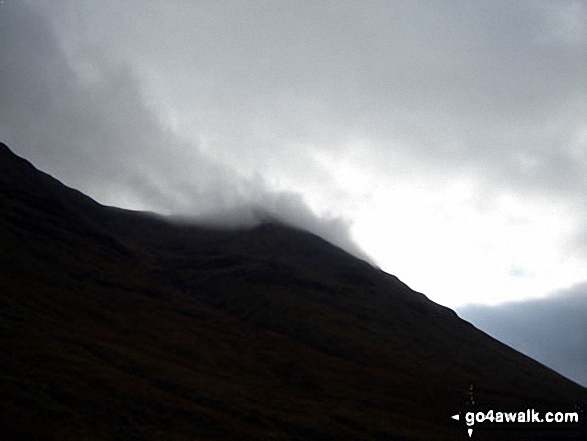 Walk Buachaille Etive Beag (Stob Dubh) walking UK Mountains in Loch Leven to Connel Bridge, Strath of Orchy and Glen Lochy  Highland, Scotland