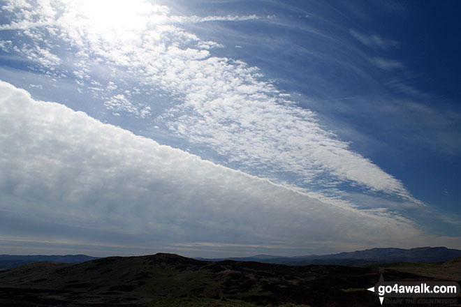 Fabulous cloud formation seen from the summit of Brunt Knott (East Top) 