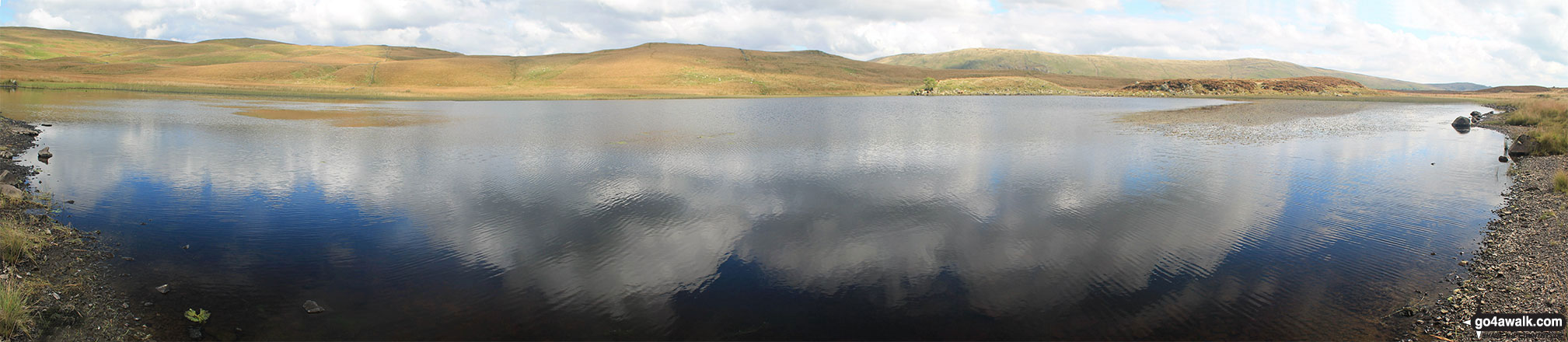 Walk c480 Hollow Moor (Green Quarter) from Kentmere - Skeggles Water