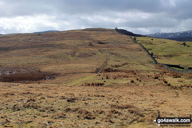 Walk c472 The Naddle Horseshoe from Hazel Shaw - Harper Hills from Scalebarrow Knott