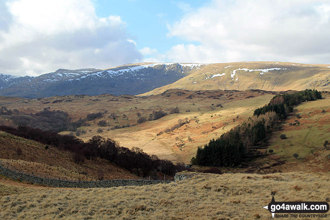 Walk c472 The Naddle Horseshoe from Hazel Shaw - Whether Hill from Harper Hills