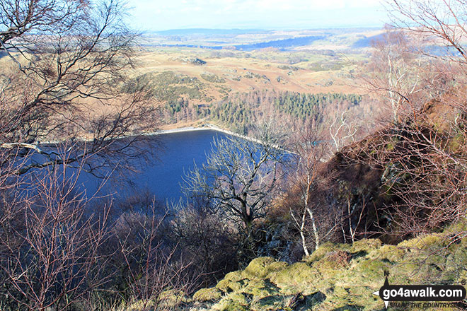 Walk c472 The Naddle Horseshoe from Hazel Shaw - Haweswater Reservoir from Hugh's Laithes Pike