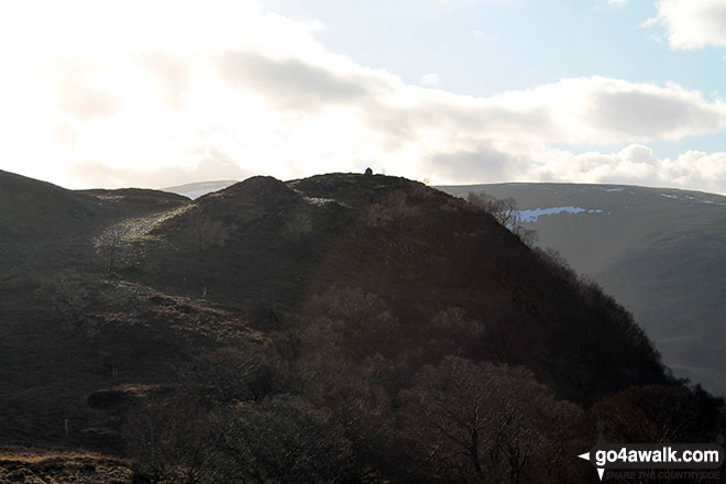 Hugh's Laithes Pike (North East Top) and Hugh's Laithes Pike from Highfield Crag