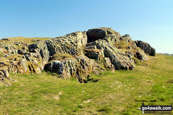 Rocky outcrop marking the summit of School Knott 