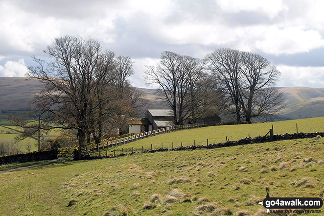 Walk c377 Faulds Browfrom Caldbeck - Paddigill Farm Faulds Brow