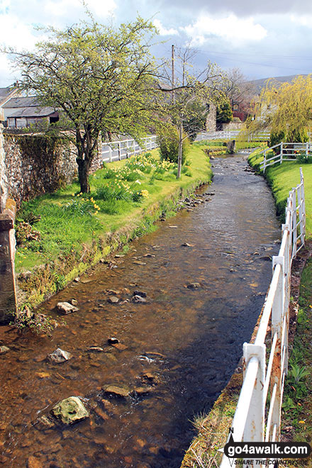 Walk c377 Faulds Browfrom Caldbeck - Whelpo Beck in Caldbeck