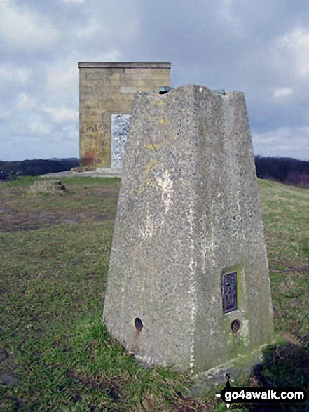 Billinge Hill summit trig point