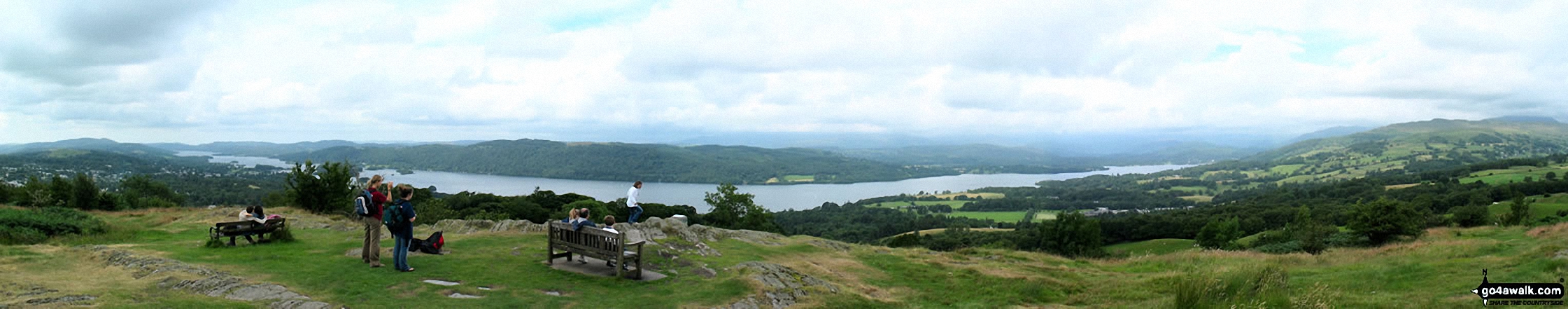 Walk c255 Orrest Head and School Knott from Windermere - *Windermere from Orrest Head