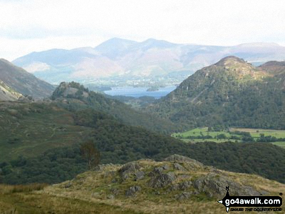 Derwent Water and Borrowdale from Glaramara