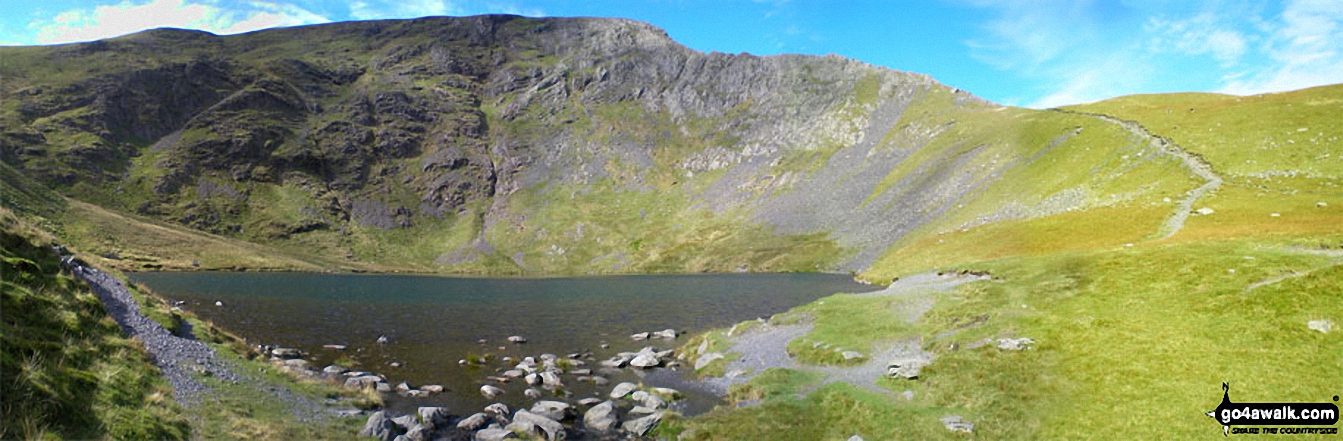 Walk c245 Blencathra from Mungrisdale - Sharp Edge from Scales Tarn, Blencathra (or Saddleback)