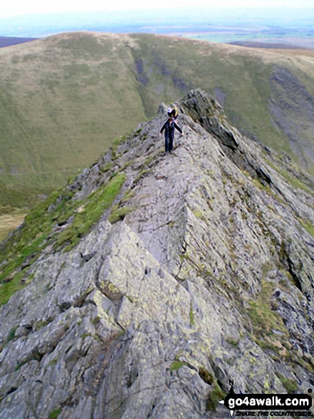 Negotiating Sharp Edge, Blencathra (or Saddleback) 