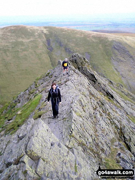 Walk c191 The Glendermackin Round from Mungrisdale - Sharp Edge in, Blencathra (or Saddleback)