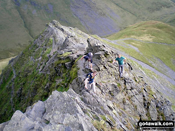 Walk c191 The Glendermackin Round from Mungrisdale - Tackling Sharp Edge, Blencathra (or Saddleback)