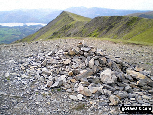 Walk c170 Blencathra or Saddleback via Hall's Fell Ridge from Threlkeld - Hallsfell Top