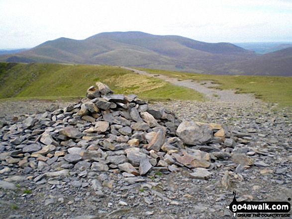 Walk c383 Blencathra via Sharp Edge from Scales - Skiddaw from Hallsfell Top, Blencathra or Saddleback