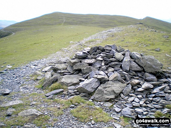 Walk c383 Blencathra via Sharp Edge from Scales - Atkinson Pike at the top of Sharp Edge, Blencathra or Saddleback