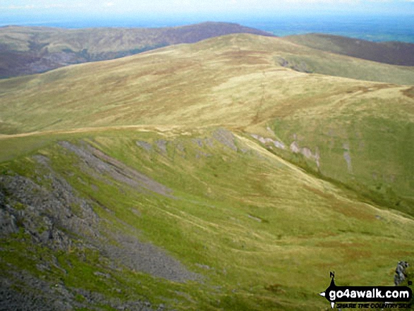 Walk c191 The Glendermackin Round from Mungrisdale - Mungrisdale Common from Atkinson Pike, Blencathra or Saddleback