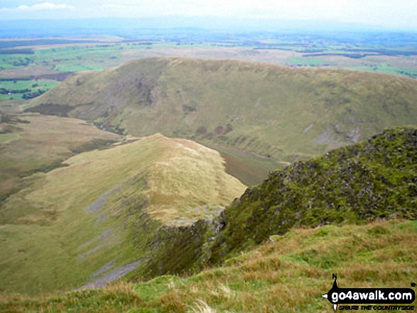 Walk c245 Blencathra from Mungrisdale - View from the top of Bannerdale Crags